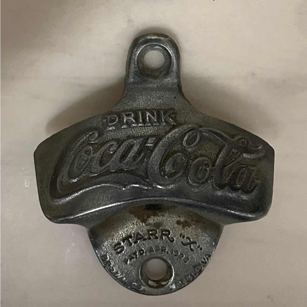 Coca Cola Wall Mounted Bottle Opener - Black